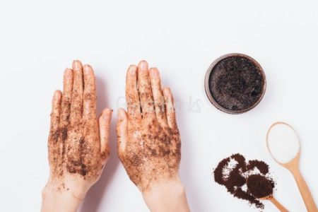 coconut body scrub